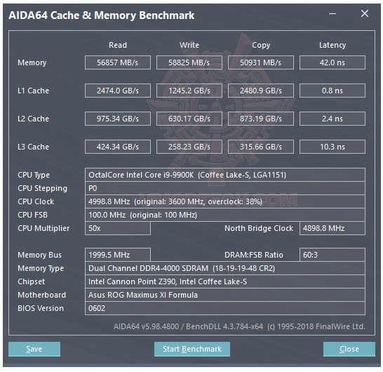 mem ASUS ROG MAXIMUS XI FORMULA REVIEW 