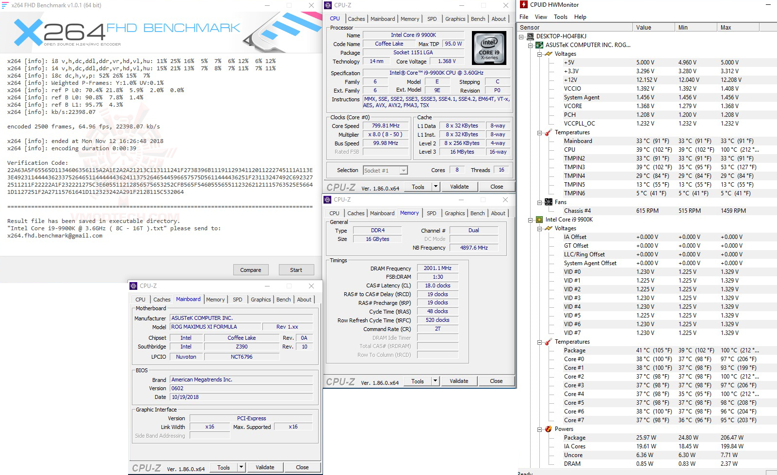 x264 1 ASUS ROG MAXIMUS XI FORMULA REVIEW 