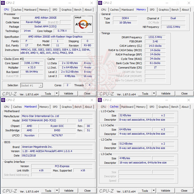cpuid AMD Athlon 200GE Processor with Radeon Vega 3 Graphics Review