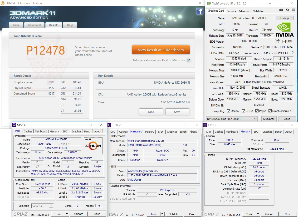 11rtx AMD Athlon 200GE Processor with Radeon Vega 3 Graphics Review
