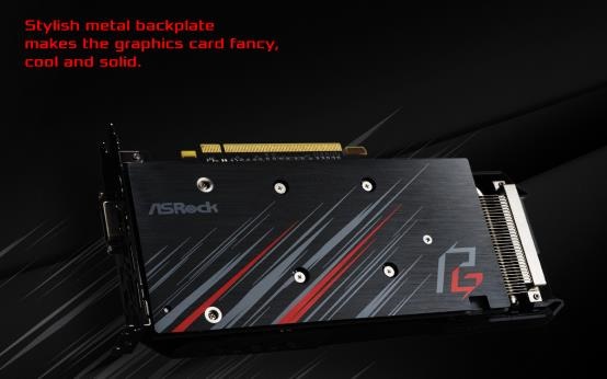 asrock phantom gaming rx590 back ASRock เปิดตัวกราฟฟิกการ์ดรุ่นล่าสุด Gaming X Radeon RX590 8GB OC Phantom Gaming เพื่อคอเกมโดยเฉพาะ