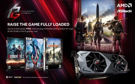 asrock phantom gaming rx590 game ASRock เปิดตัวกราฟฟิกการ์ดรุ่นล่าสุด Gaming X Radeon RX590 8GB OC Phantom Gaming เพื่อคอเกมโดยเฉพาะ