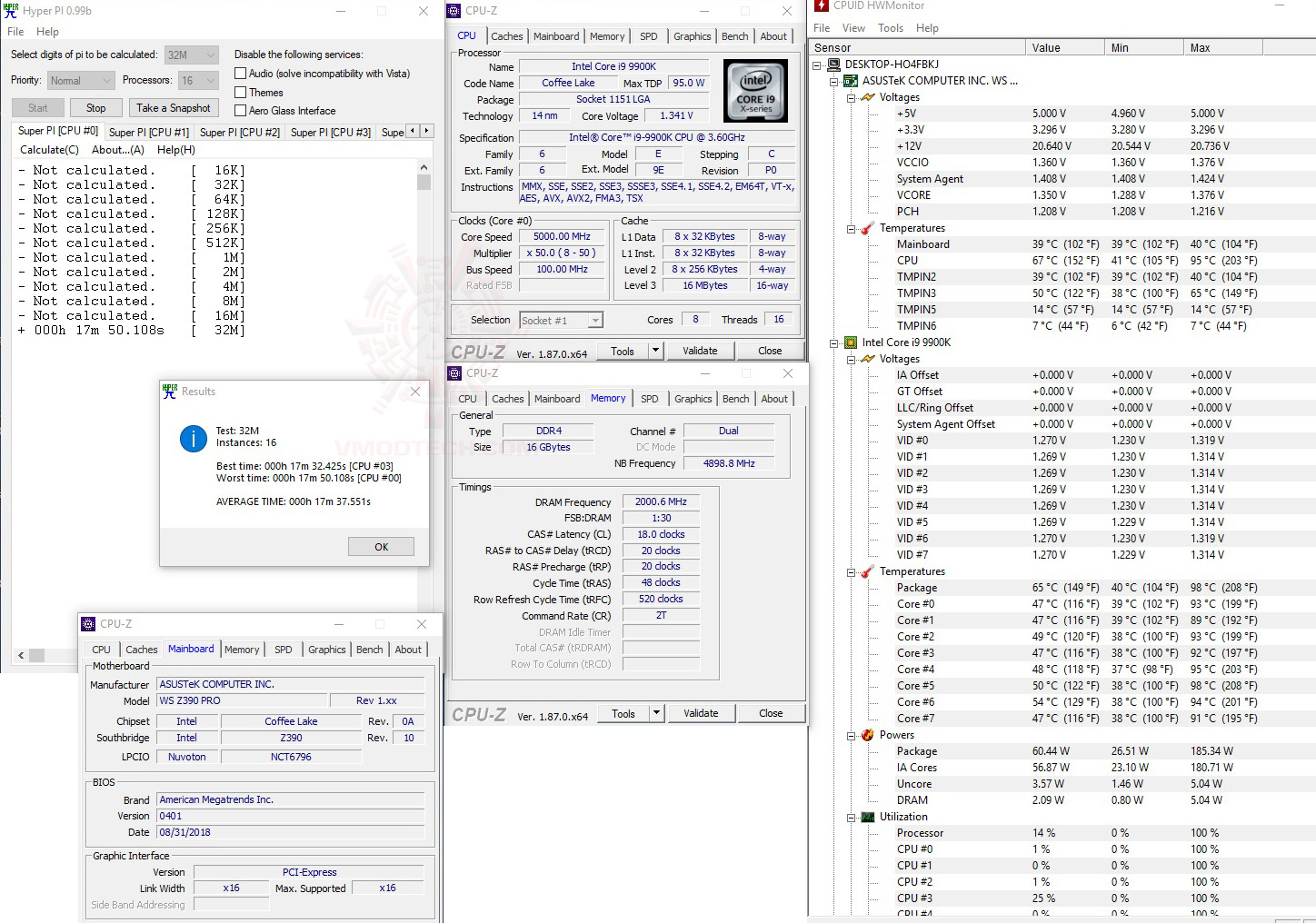 h32 h32 ASUS WS Z390 PRO Servers & Workstations Motherboard Review