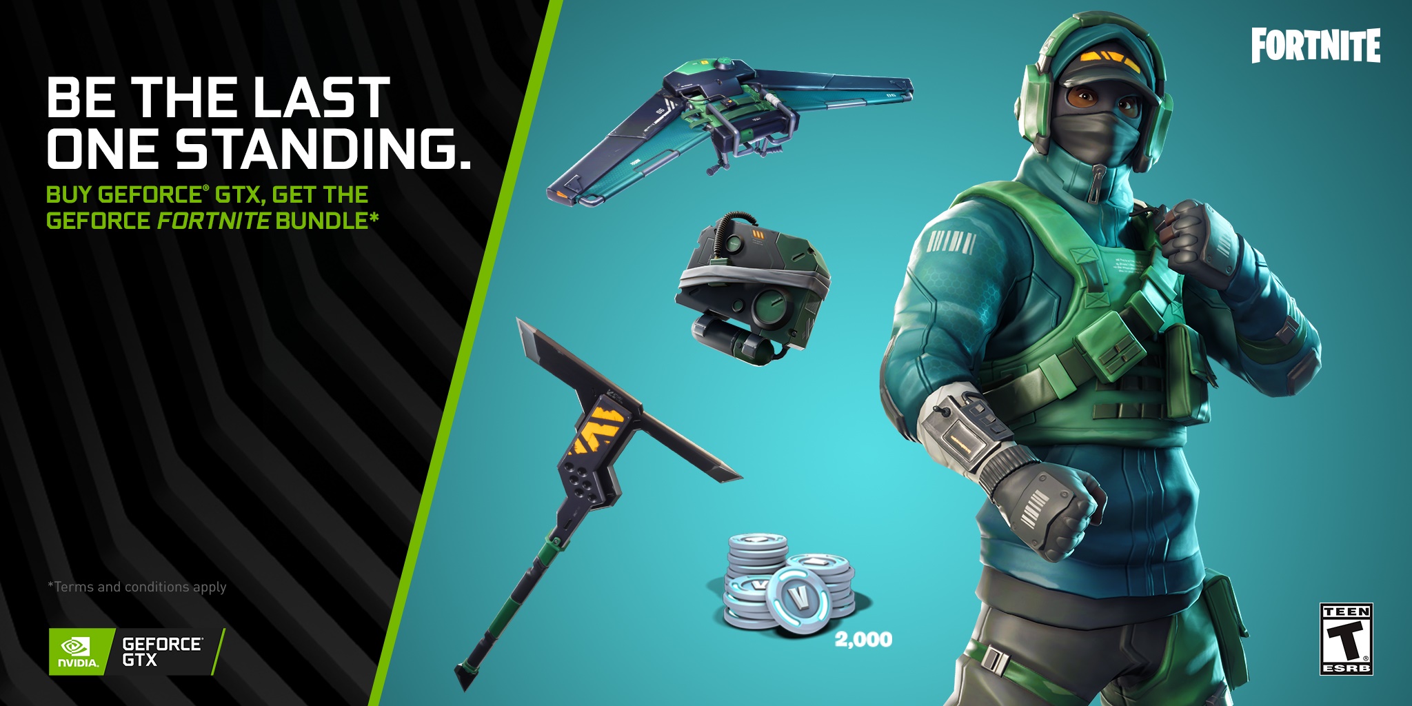 geforce fortnite bundle Nvidia แจกจริง!!เมื่อซื้อการ์ดจอ GeForce GTX 1070 Ti / 1070 หรือ 1060 รับไปเลย 2000 V Bucks จากเกมส์ Fortnite และรับเกมส์ Monster Hunter Online ไปเลยฟรีๆมูลค่า 59.99ดอลล่าสหรัฐฯ 