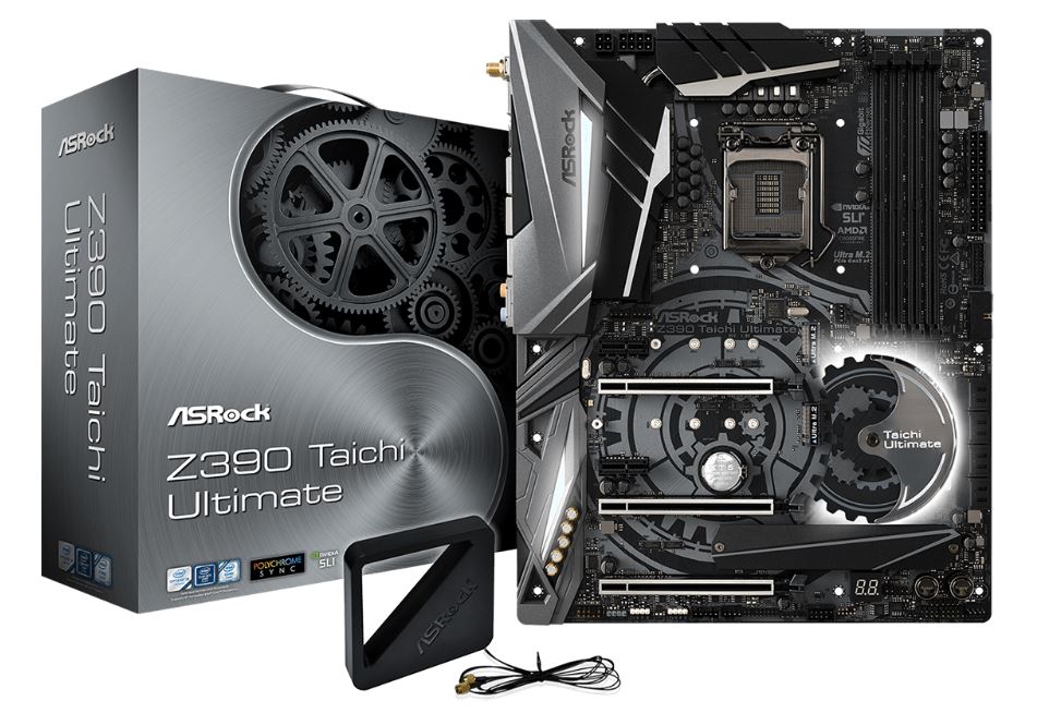 asrock z390 taichi 2 ASRock Z390 Taichi Ultimate รีดประสิทธิภาพ Intel Gen9 ให้ถึงขีดสุดเพื่อคอเกมและนักโอเวอร์คล็อก 