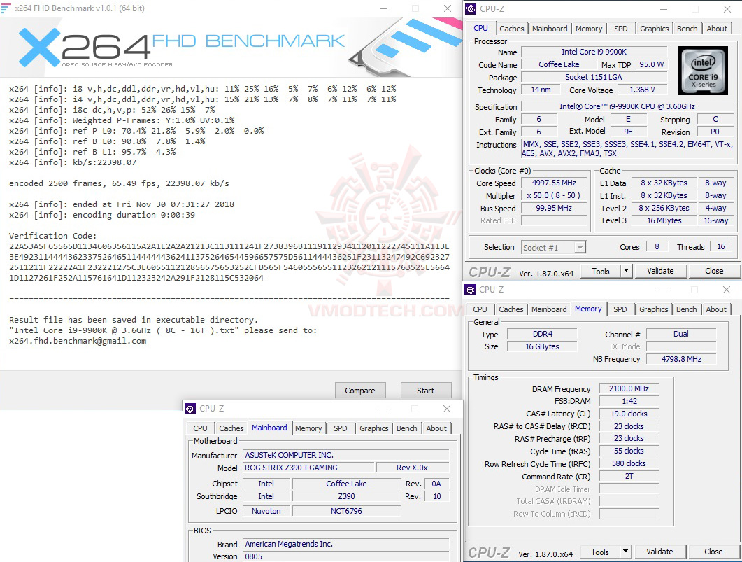 x264-2 x264 2 ASUS ROG STRIX Z390 I GAMING REVIEW