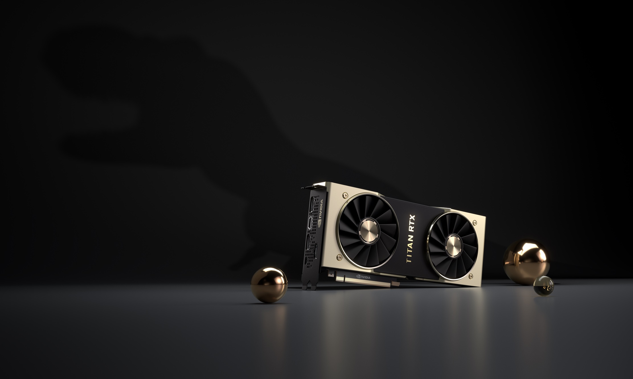 titan-rtx_t-rex titan rtx t rex NVIDIA เปิดตัว NVIDIA TITAN RTX ยักษ์ใหญ่ในสถาปัตย์ Turing ตัวแรงรุ่นใหม่ล่าสุด