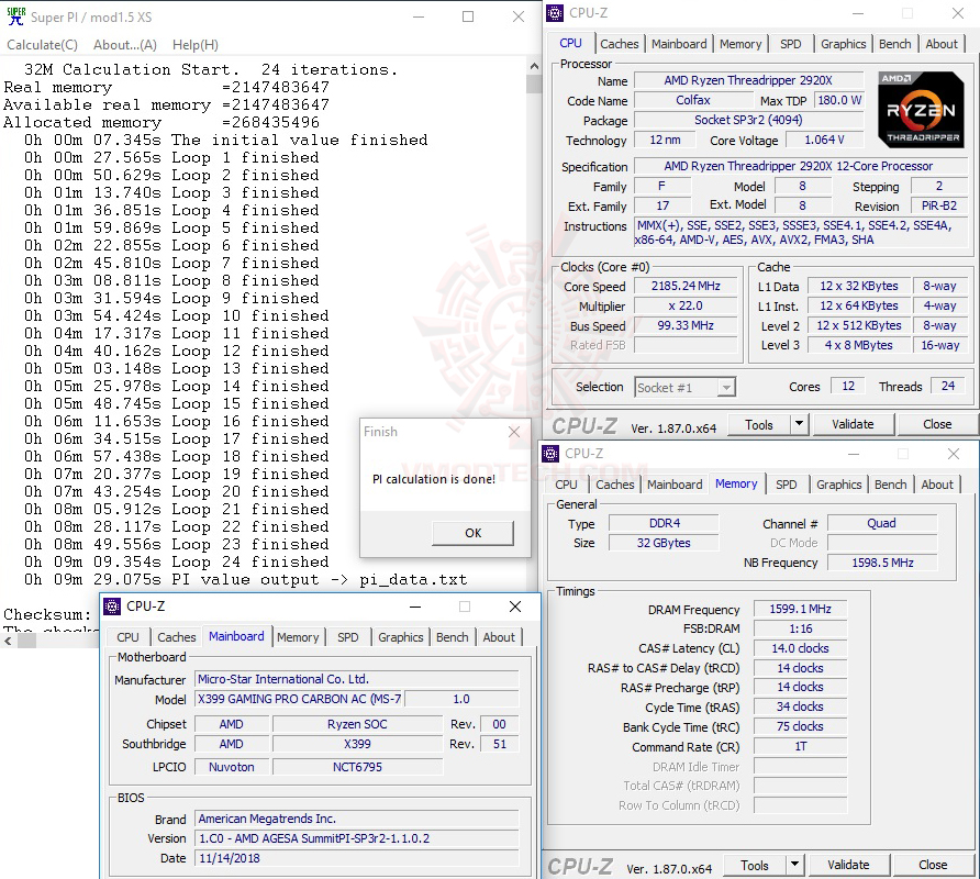 s32 AMD RYZEN THREADRIPPER 2920X PROCESSOR REVIEW
