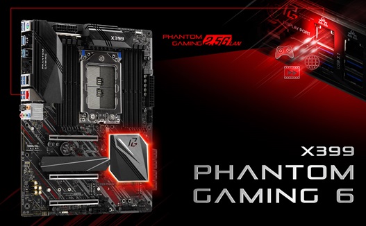 asrock x399 phantom gaming 6 1 ASRock X399 Phantom Gaming 6 เมนบอร์ดตัวแกร่งสำหรับ AMD Ryzen™ Threadripper™ X series