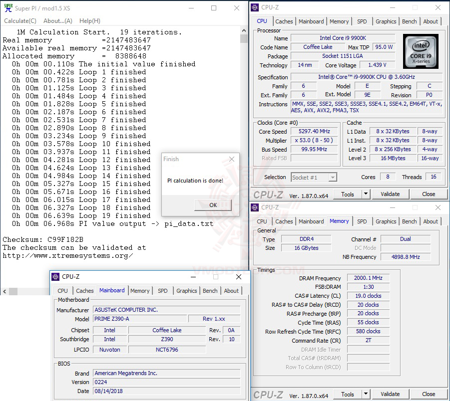 s1 53 oc ASUS PRIME Z390 A REVIEW