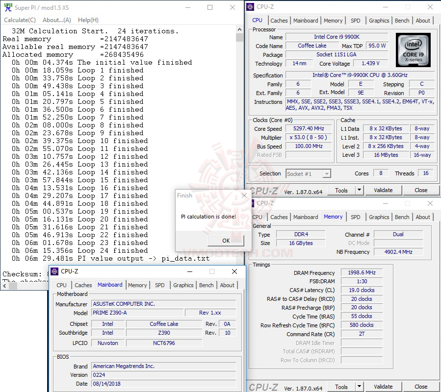 s32 oc ASUS PRIME Z390 A REVIEW