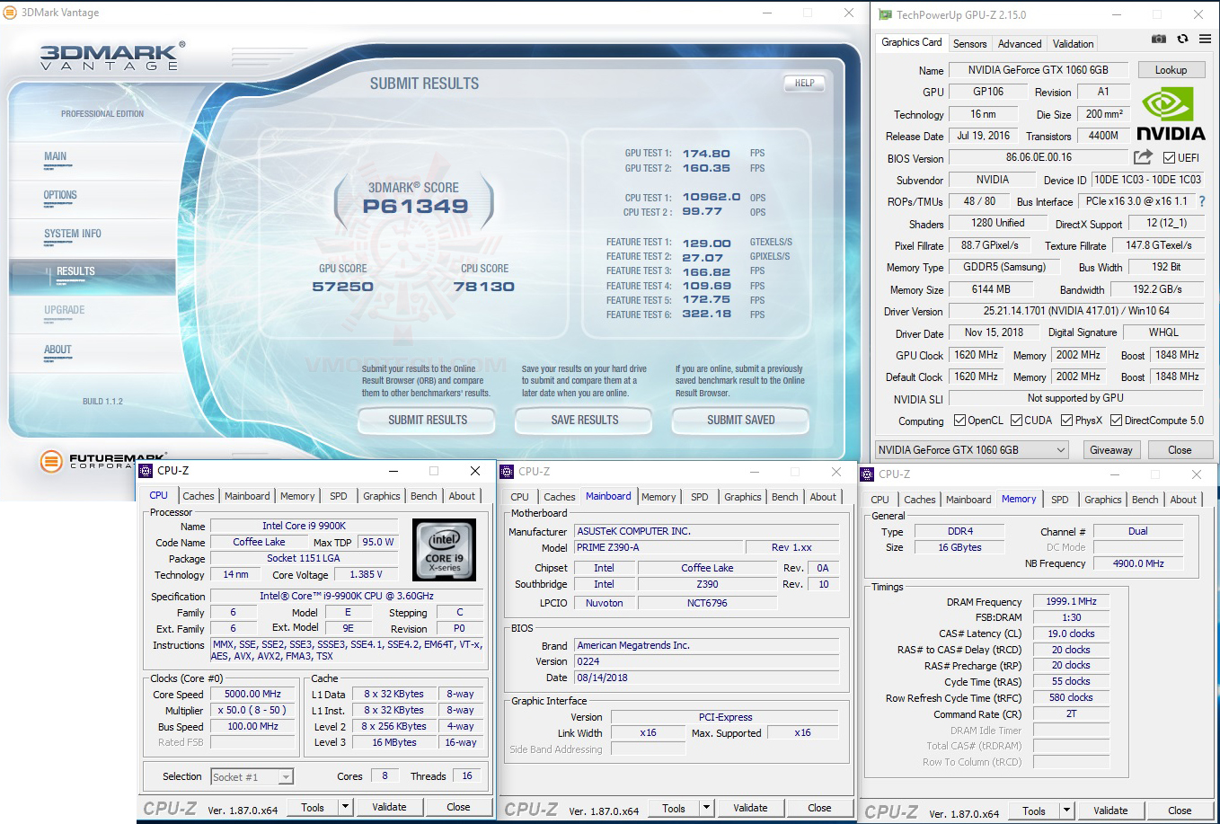 vt ASUS PRIME Z390 A REVIEW