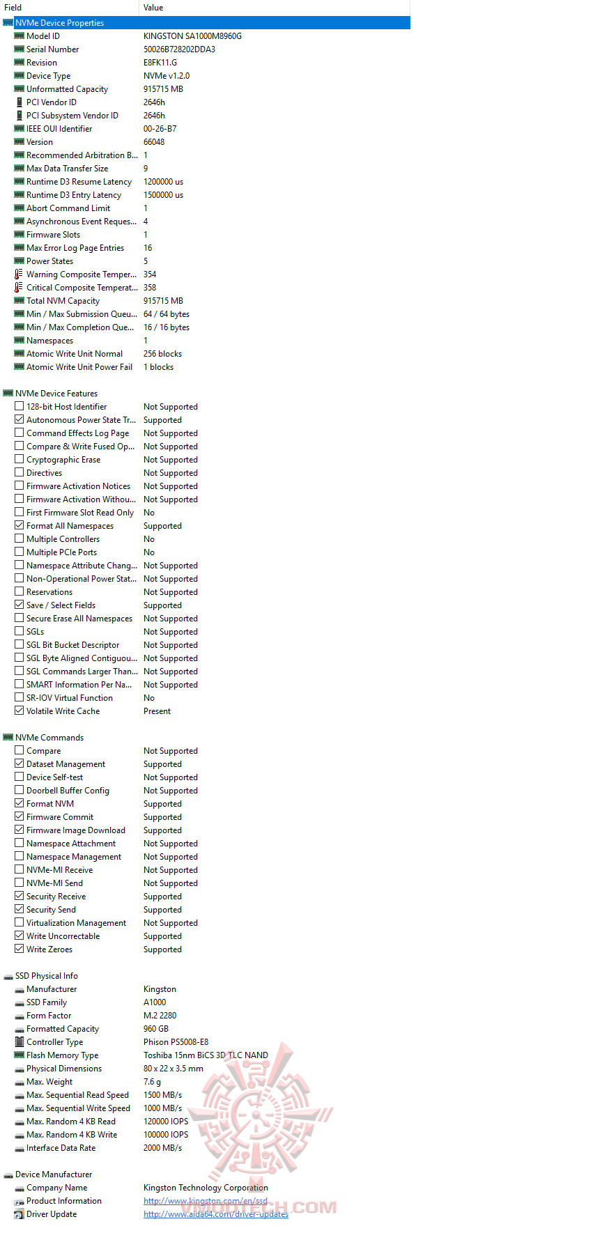 untitled 1 KINGSTON A1000 NVMe PCIe SSD 960GB Review