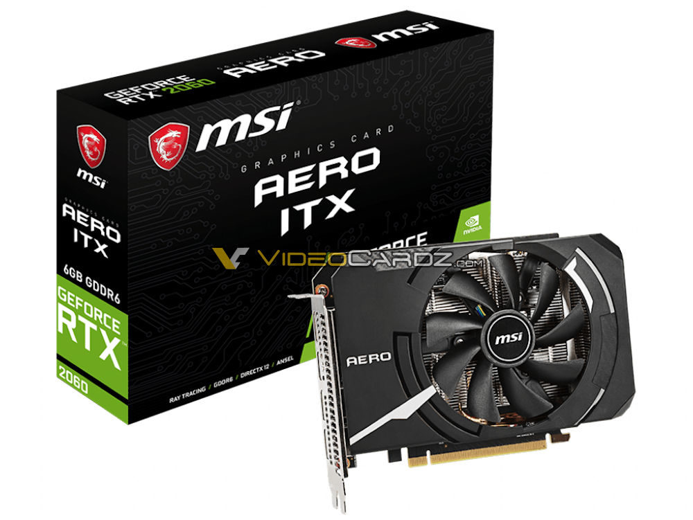 msi rtx 2060 aero 6gb 1000x751 หลุดมาให้ชมก่อนเปิดตัว MSI GeForce RTX 2060 AERO, VENTUS และ GAMING 3รุ่นใหม่ล่าสุด