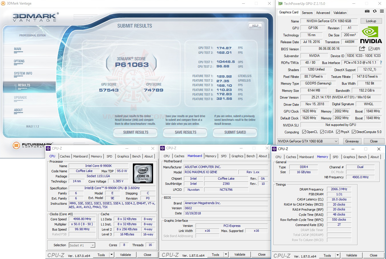 vt ASUS ROG MAXIMUS XI GENE REVIEW