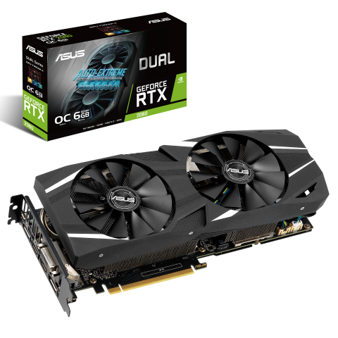 dual rtx2060 o6g boxvga small1 ASUS เอาใจเกมเมอร์ ส่งการ์ดจอตระกูล RTX2060 ทั้ง 3 รุ่น และเกมมิ่งคีย์บอร์ด 2 รุ่น ลุยตลาดไทย