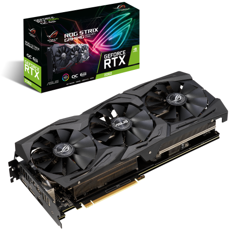 rog strix rtx2060 o6g gaming boxvga small ASUS เอาใจเกมเมอร์ ส่งการ์ดจอตระกูล RTX2060 ทั้ง 3 รุ่น และเกมมิ่งคีย์บอร์ด 2 รุ่น ลุยตลาดไทย