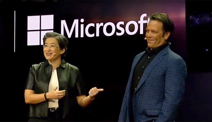 wccfamdmicrosoft2 740x429 Xbox ยืนยันให้ทาง AMD เป็น Partnership ในการพัฒนา Xbox รุ่นต่อไปในอนาคต