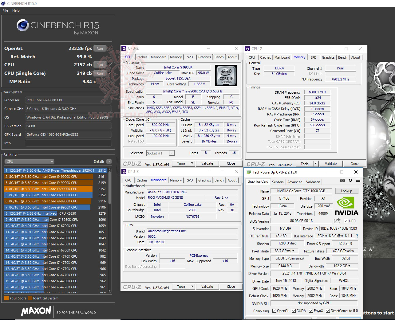c15 64 ASUS ROG MAXIMUS XI GENE REVIEW