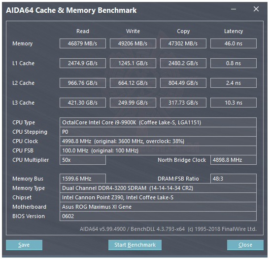 mem 64 ASUS ROG MAXIMUS XI GENE REVIEW