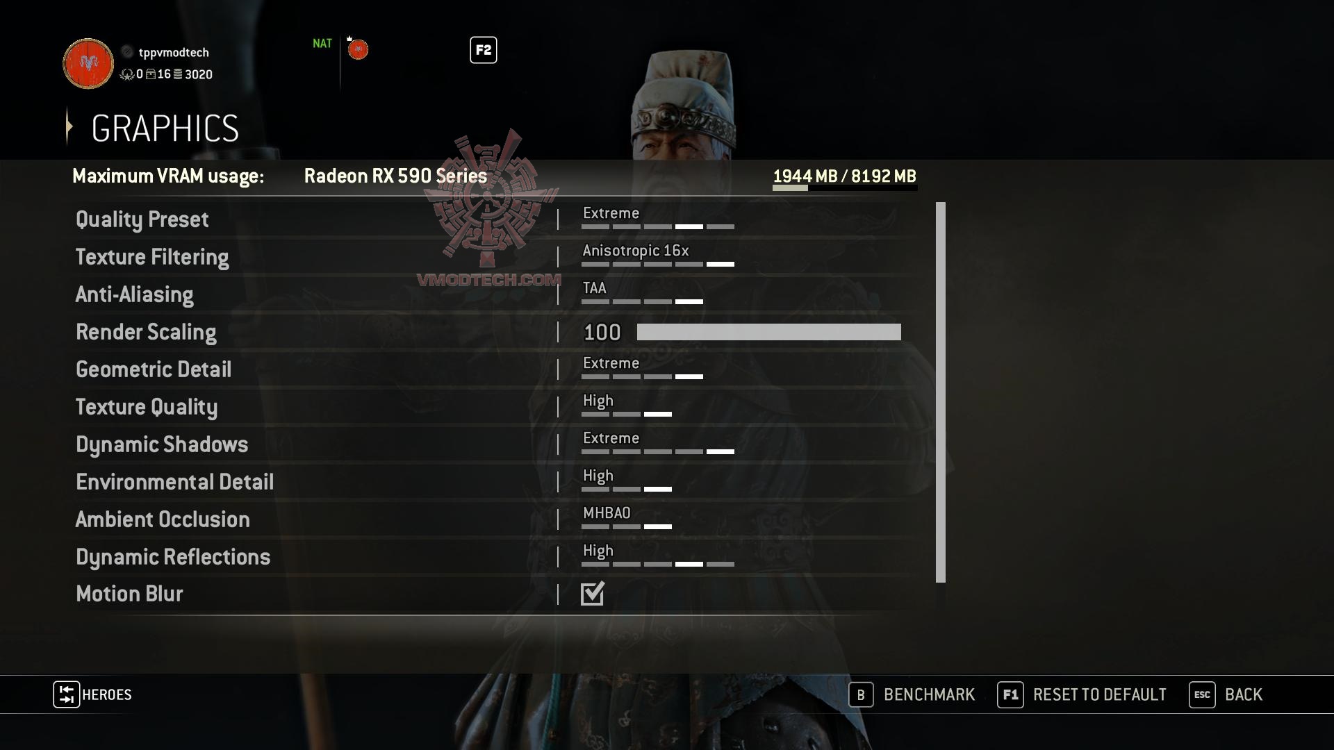 forhonor 2019 01 10 23 32 37 32 PowerColor Radeon RX 590 RED DEVIL Review