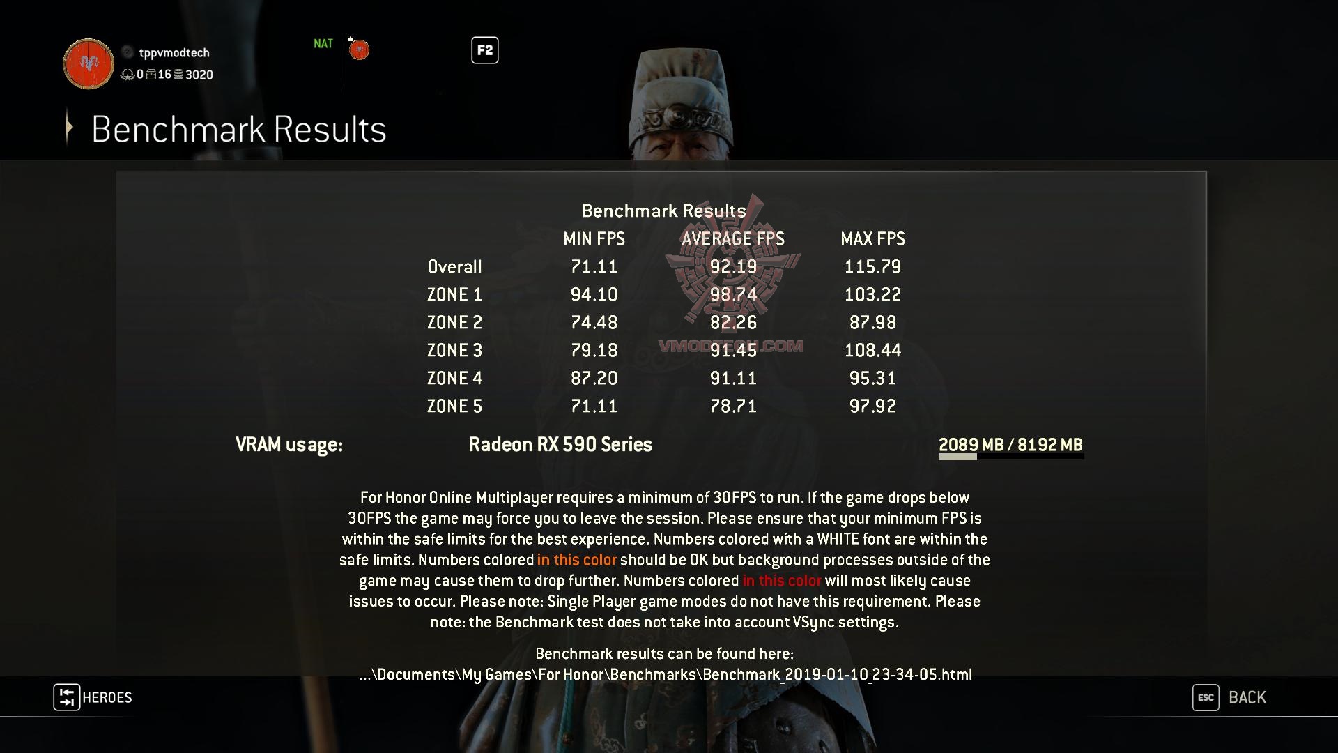 forhonor 2019 01 10 23 34 10 14 PowerColor Radeon RX 590 RED DEVIL Review