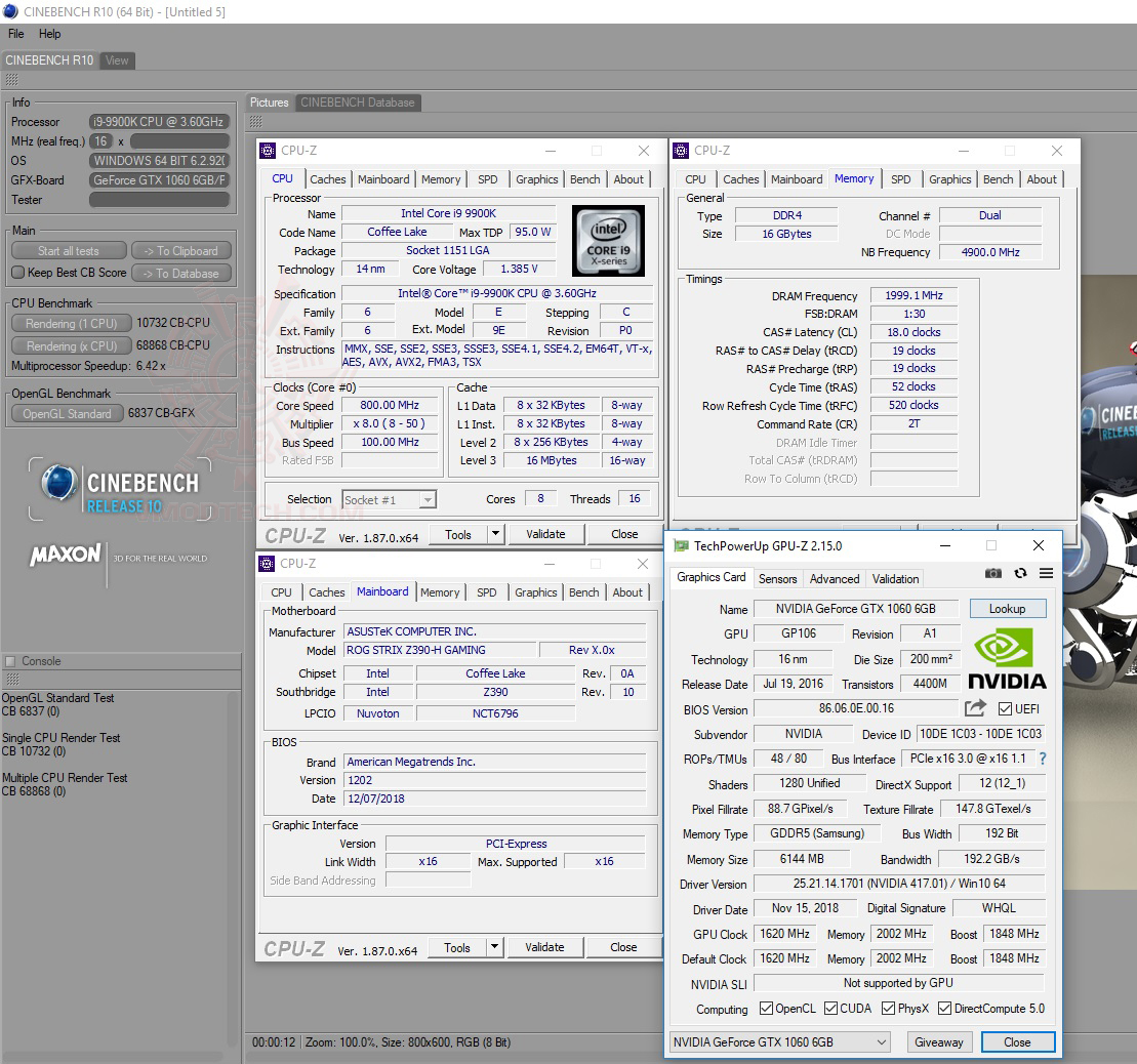 c10 ASUS ROG STRIX Z390 H GAMING REVIEW