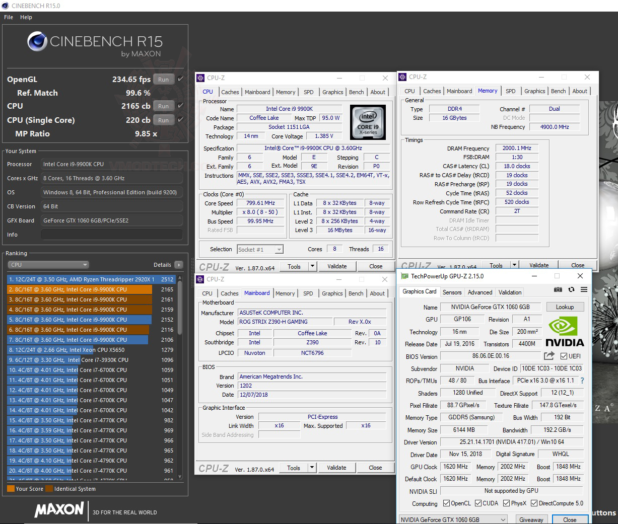 c15 ASUS ROG STRIX Z390 H GAMING REVIEW