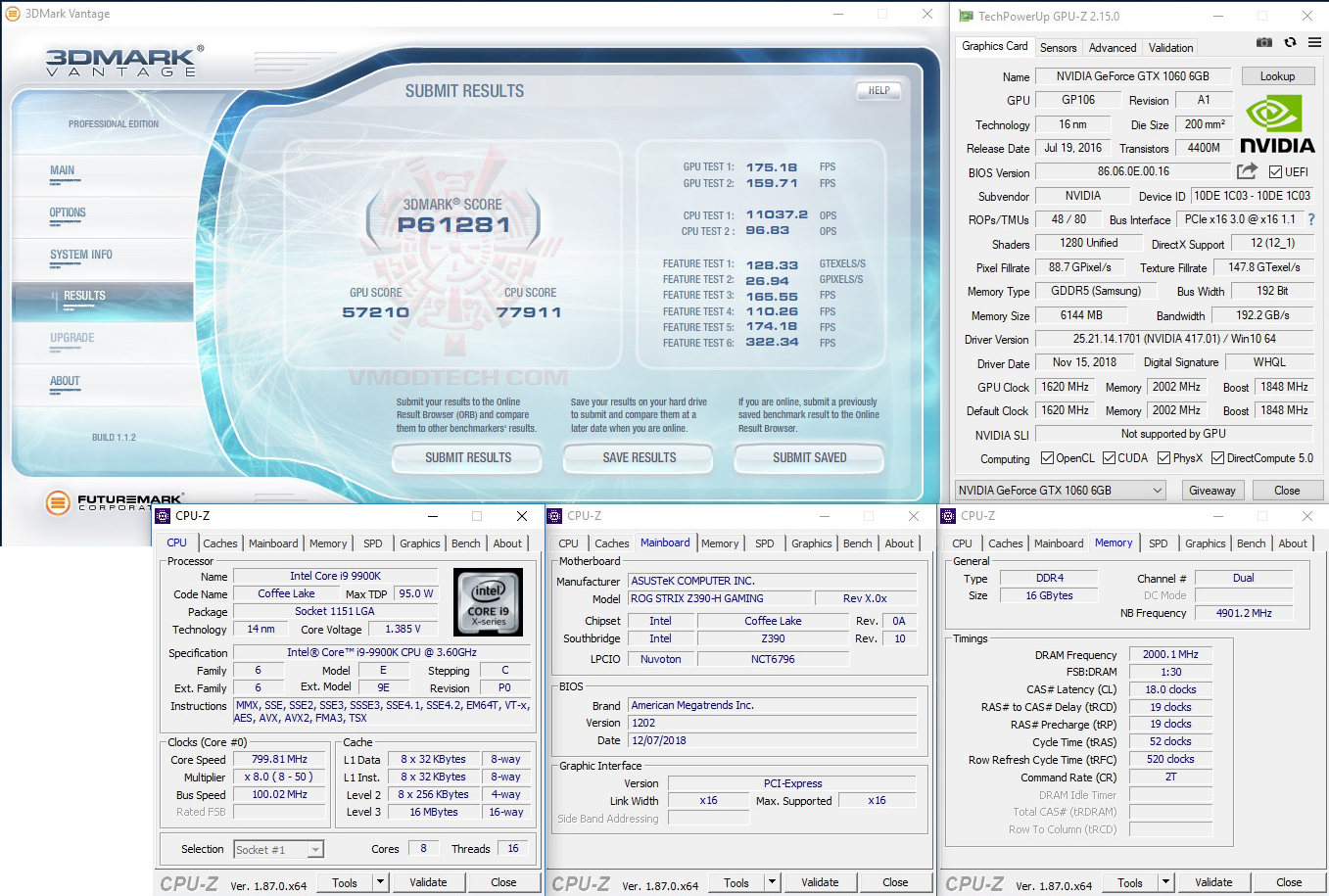 vt ASUS ROG STRIX Z390 H GAMING REVIEW