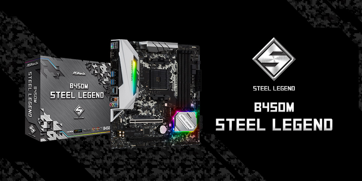 micro-atx-motherboard_b450m-steel-legend micro atx motherboard b450m steel legend ASRock เปิดตัวเมนบอร์ดรุ่นใหม่ล่าสุด ASRock Steel Legend ซีรี่ย์ 2รุ่น B450 Steel Legend และ B450M Steel Legend ในแพลตฟอร์ม AMD Ryzen รองรับ socketAM4