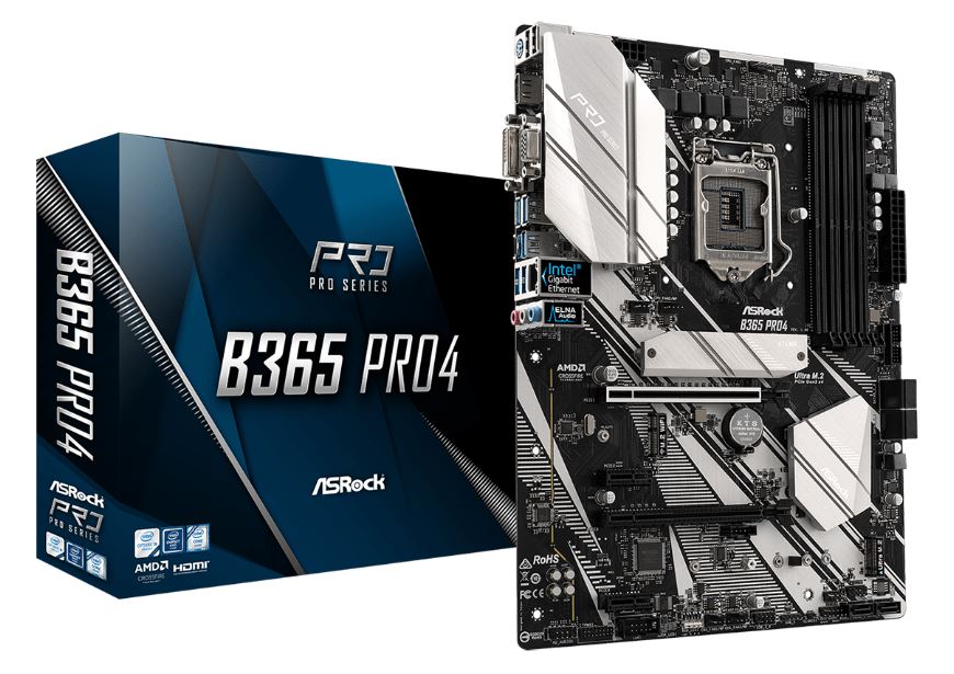 asrock b365 pro4 1 ASRock B365 Pro4 เพิ่มศักยภาพให้กับการใช้งานบนซีพียู Intel Gen9 แบบเต็มพิกัด