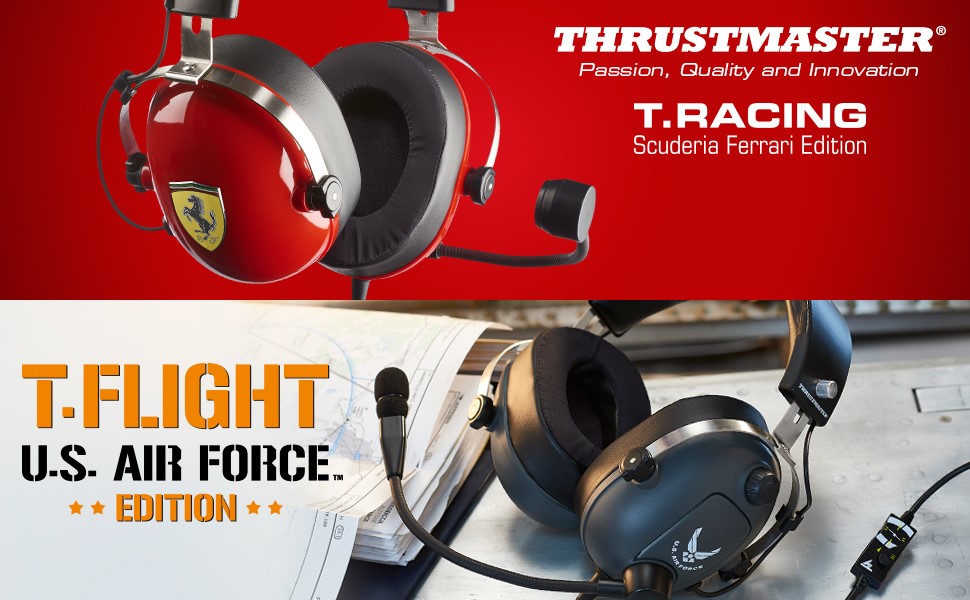 1 หูฟังเกมมิ่ง Thrustmaster   T.Racing & T.Flight ถอดแบบจากสนามจริง !