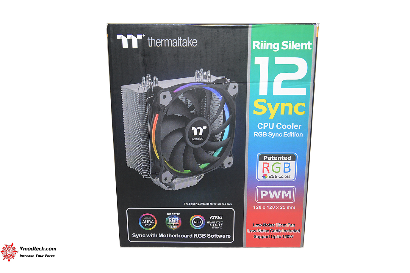 dsc 5209 Thermaltake Riing Silent 12 RGB Sync Edition CPU Cooler Review