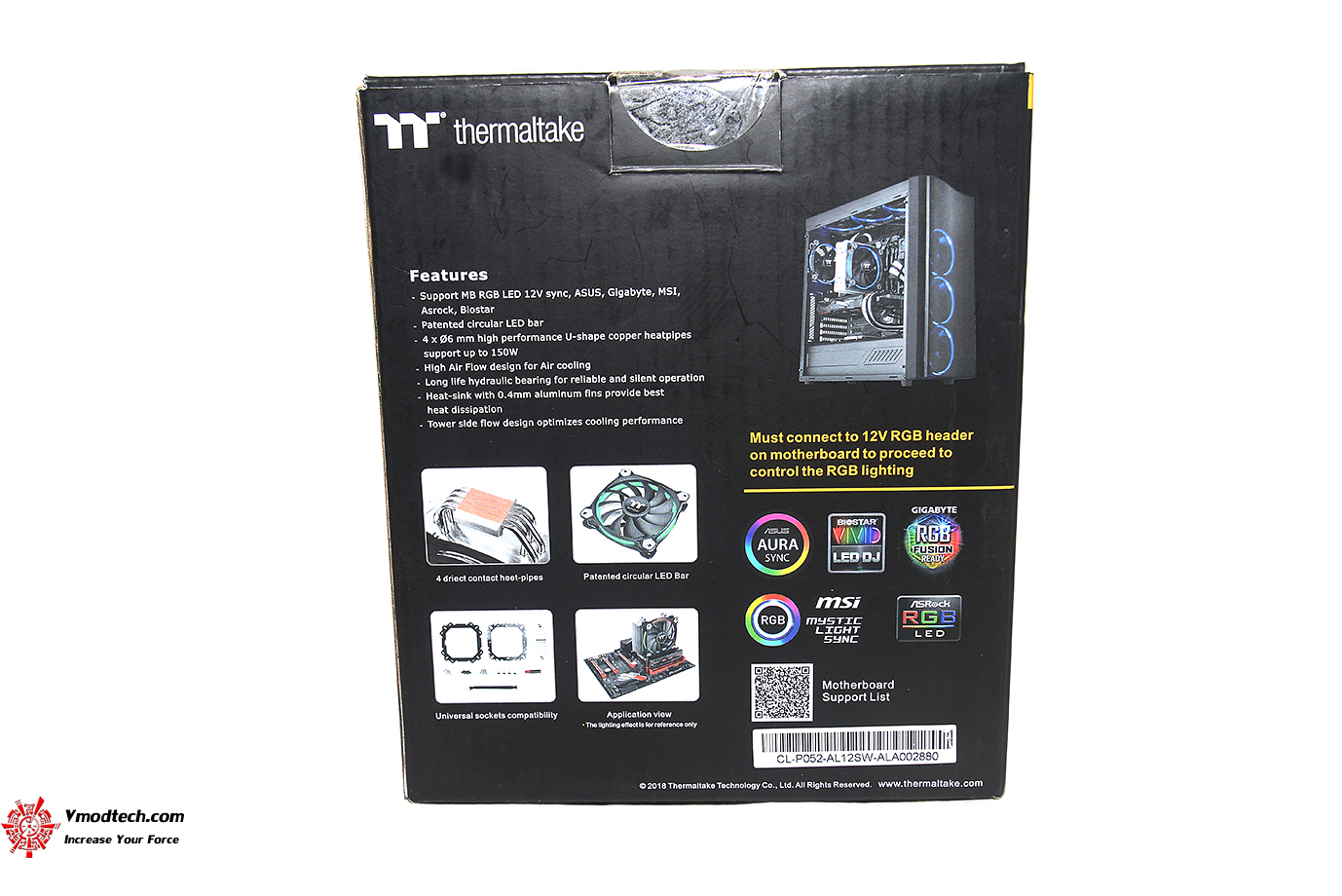 dsc 5217 Thermaltake Riing Silent 12 RGB Sync Edition CPU Cooler Review