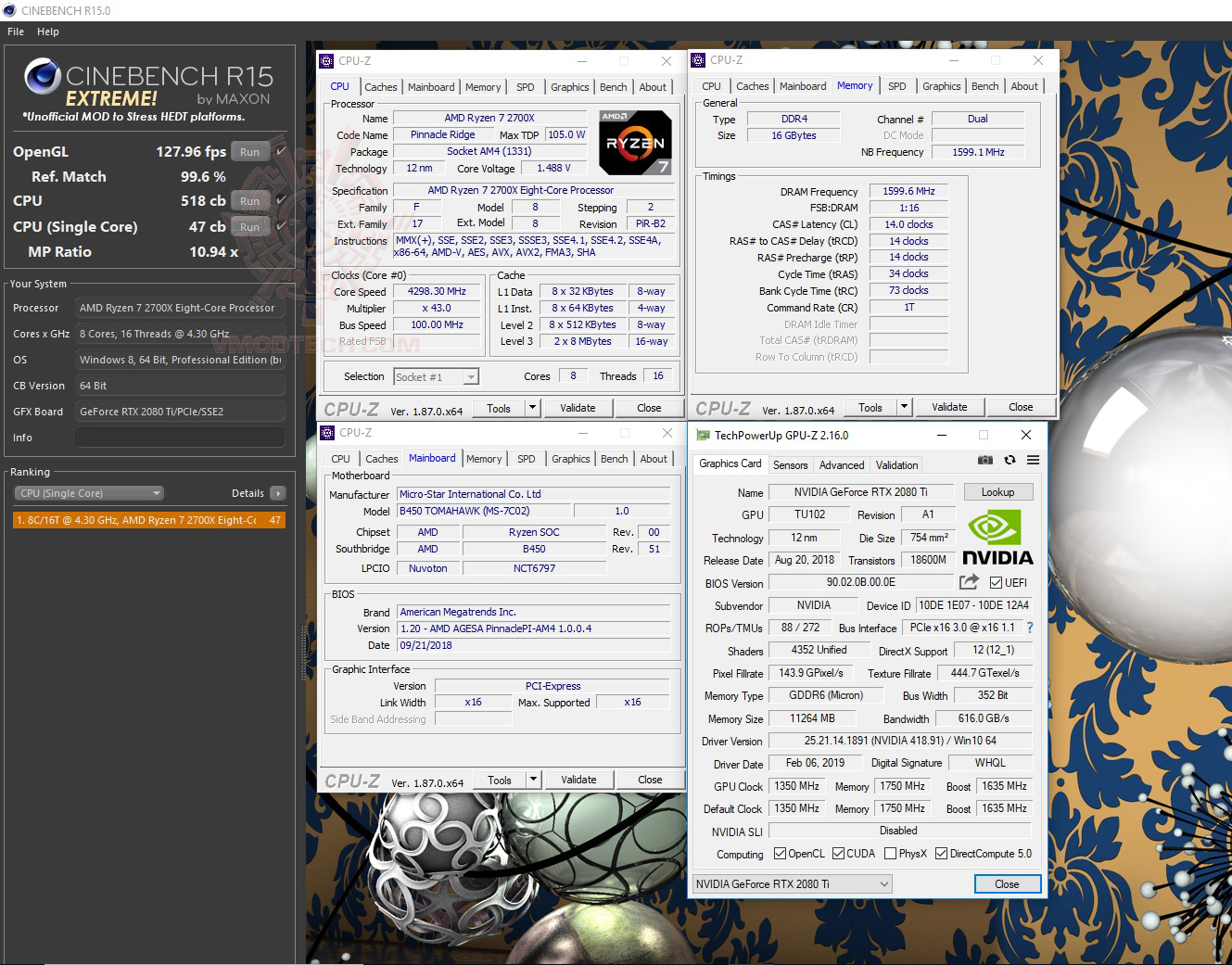 c15 ex MSI B450 TOMAHAWK REVIEW