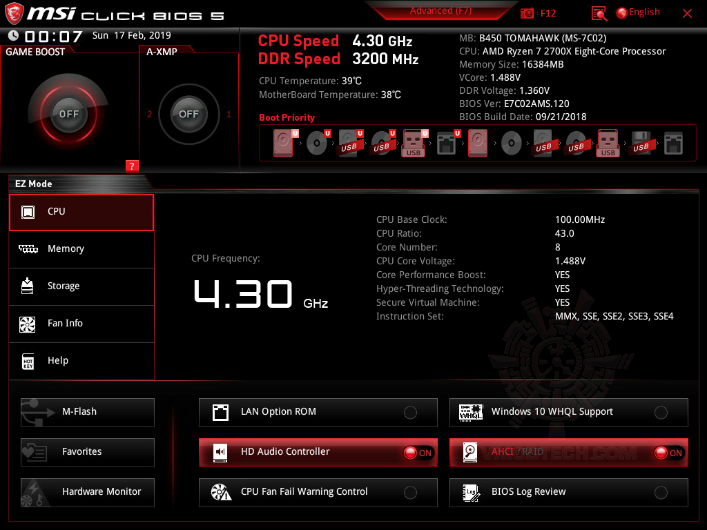 msi snapshot 01 MSI B450 TOMAHAWK REVIEW