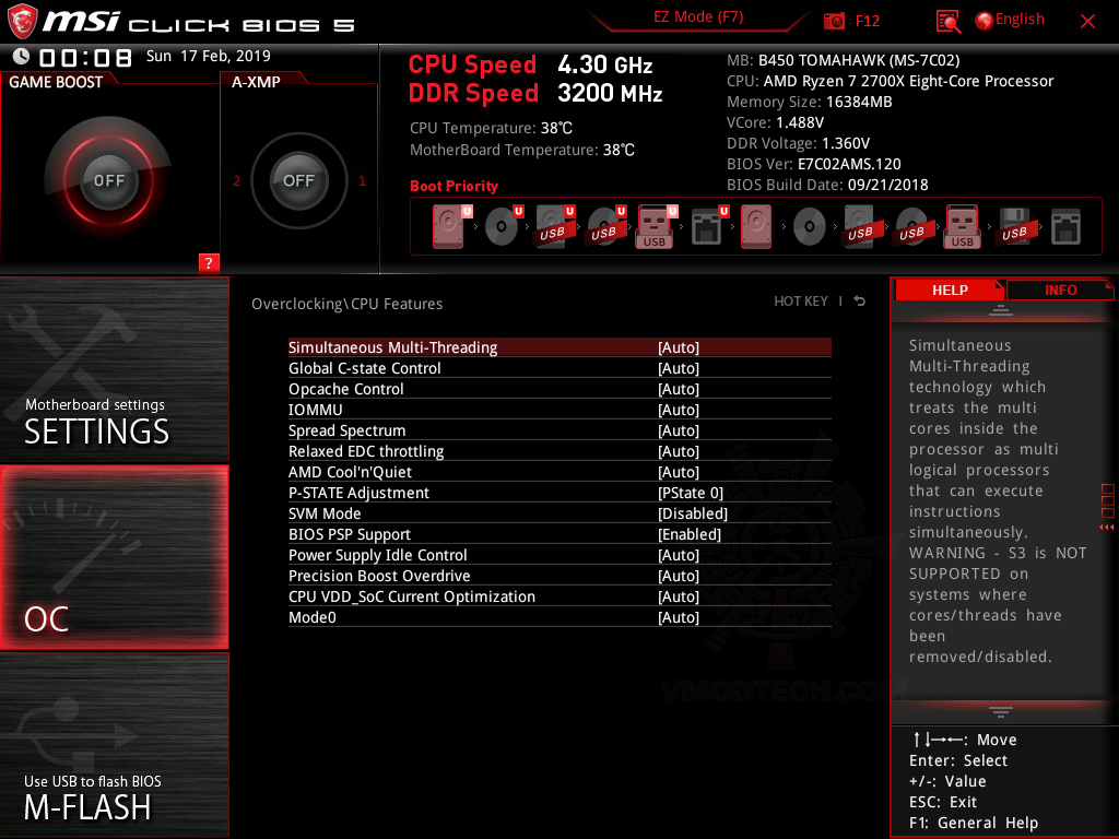 msi snapshot 06 MSI B450 TOMAHAWK REVIEW