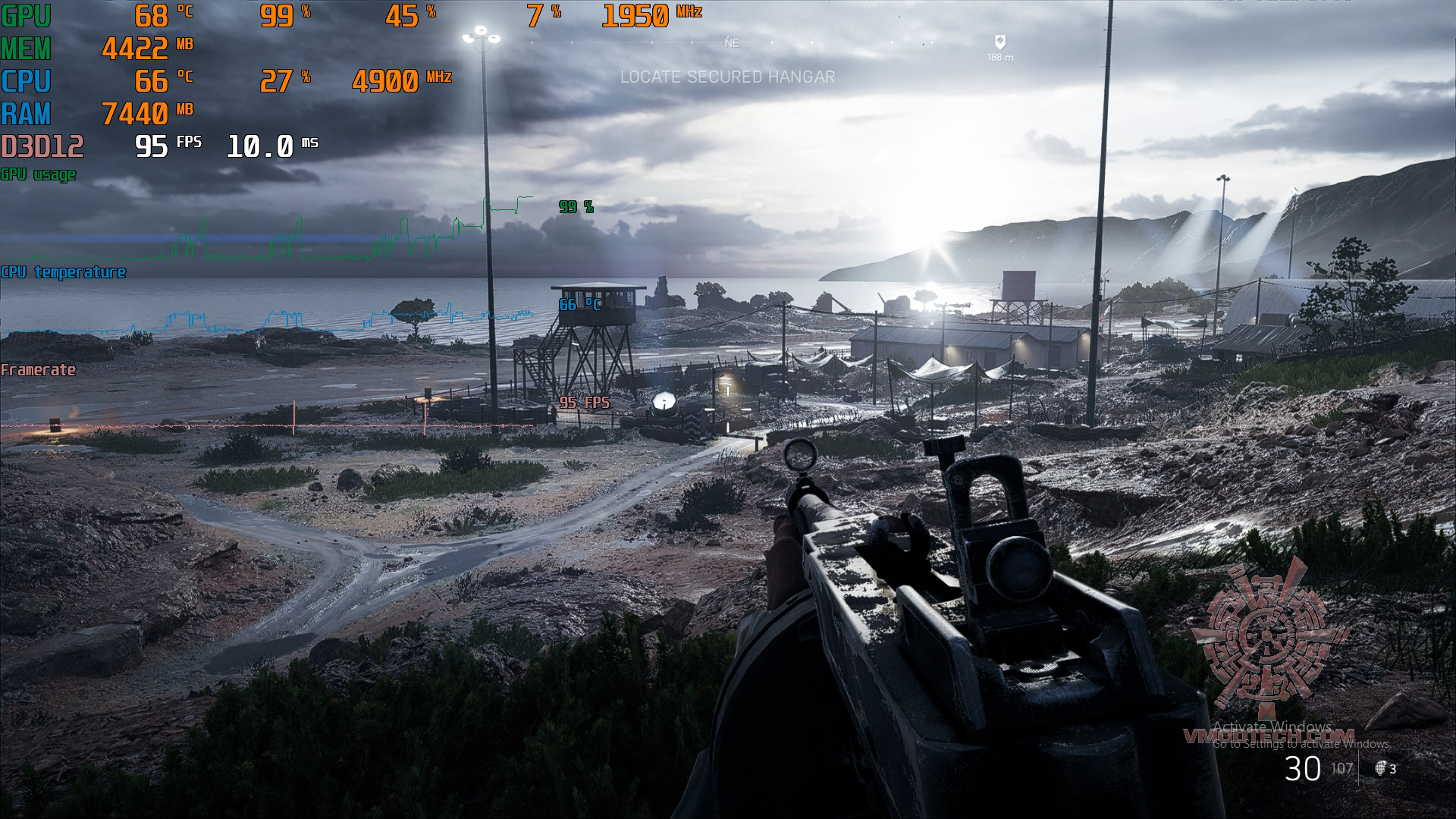 bf5 MSI GEFORCE GTX 1660Ti GAMING X REVIEW