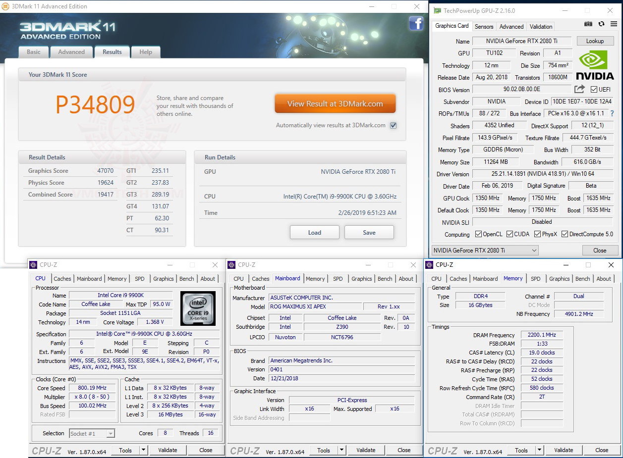 11 ASUS ROG MAXIMUS XI APEX REVIEW