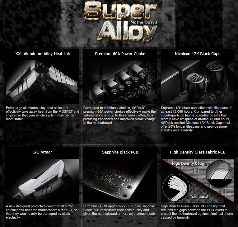 asrock-b450-steel-legend-3 asrock b450 steel legend 3 ASRock B450 Steel Legend เมนบอร์ดปรับแต่งได้ ไลฟ์สไตล์คอเกมและนัก OC