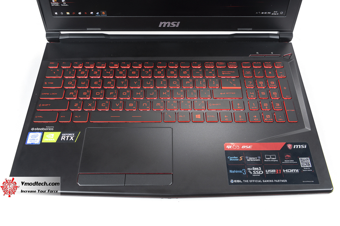 tpp_5085 tpp 5085 MSI GL63 8SE with Nvidia RTX 2060 Review