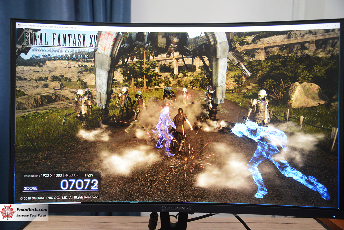 dsc 7385 AOPEN LED 27” HC1 Series 27HC1RPbidpx Curve Screen GAMING MONITOR 144Hz Review