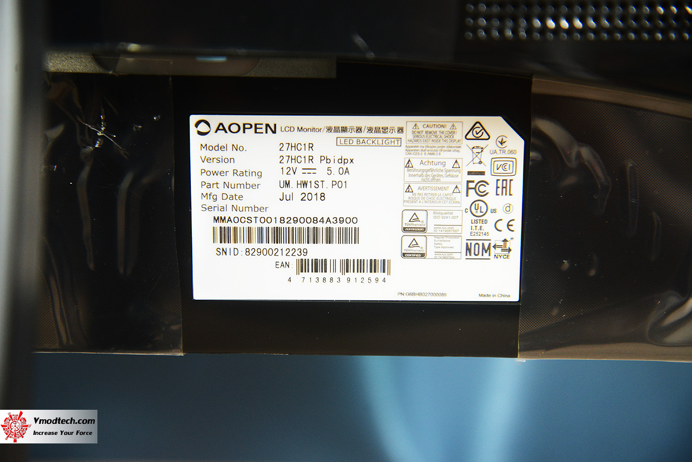 dsc 7062 AOPEN LED 27” HC1 Series 27HC1RPbidpx Curve Screen GAMING MONITOR 144Hz Review