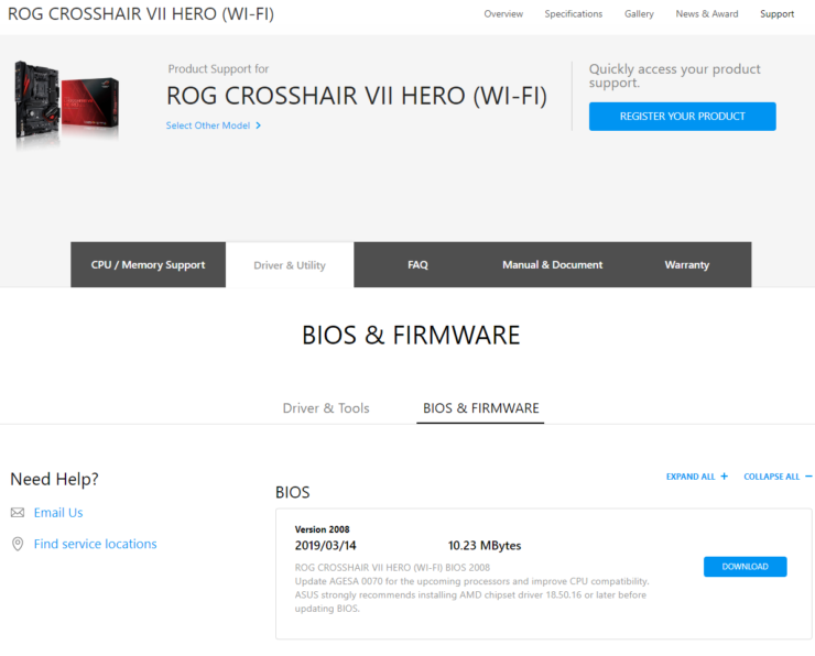 asus-rog-crosshair-vii-hero-amd-ryzen-3000-series-bios-support-740x596 asus rog crosshair vii hero amd ryzen 3000 series bios support 740x596 เตรียมอัพไบออสซีพียู AMD Ryzen 3000 สถาปัตย์ Zen 2 มาแล้ว!!ในเมนบอร์ด X370 และ X470 สามารถอัพไบออสได้เร็วๆนี้