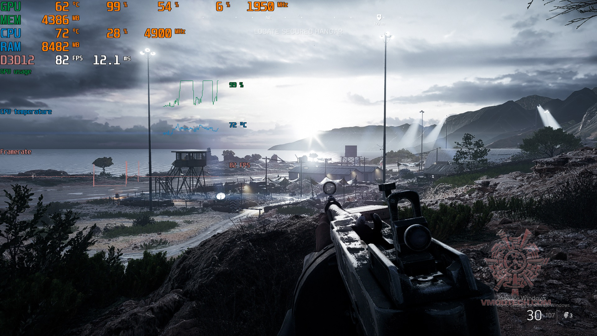 bf2 MSI GEFORCE GTX 1660 GAMING X 6G & Intel Core i9 9900K REVIEW