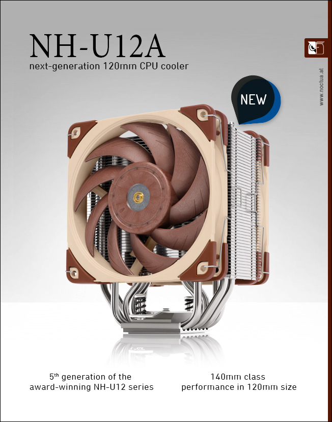 noctua_nh_u12a_launch noctua nh u12a launch Noctua ประกาศเปิดตัวฮีตซิงค์ระบายความร้อนซีพียูรุ่น NH U12A รุ่นใหม่ล่าสุดในเกรดระดับพรีเมี่ยมขนาดพัดลม 120mm
