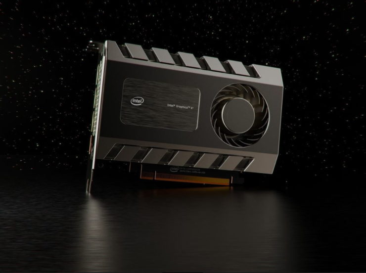 intel xe gpu graphics card 1 740x552 Intel โชว์การ์ดจอตัวแรก Intel Xe รุ่นต้นแบบเน้นใช้งานระดับ Entry Level คาดเปิดตัวในปี 2020  