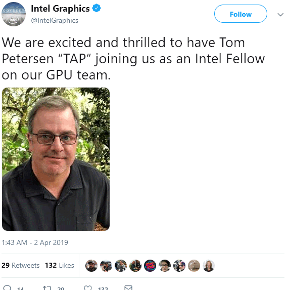 untitled 2 เอาจริง!! Intel ดึง Tom Petersen ฝ่ายพัฒนาการ์ดจอจากทาง NVIDIA ย้ายมาร่วมทีม Intel เพื่อเร่งพัฒนาการ์ดจอในรุ่น Odyssey และ Xe GPU ที่กำลังจะเปิดตัวในปีหน้า 2020 