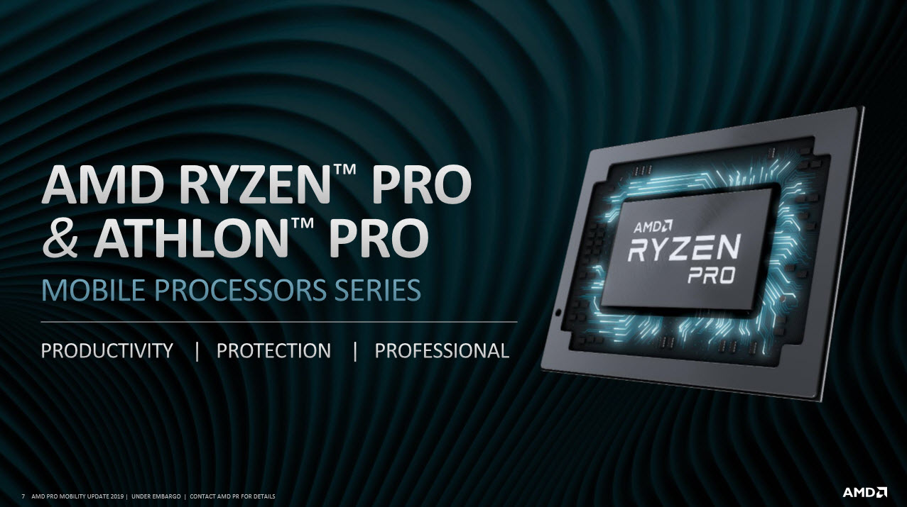 2019 04 08 21 16 34 AMD เปิดตัวซีพียู AMD Ryzen PRO Mobile และ AMD Athlon PRO mobile รุ่นใหม่ล่าสุดในรุ่นที่สอง 2nd Gen อย่างเป็นทางการ