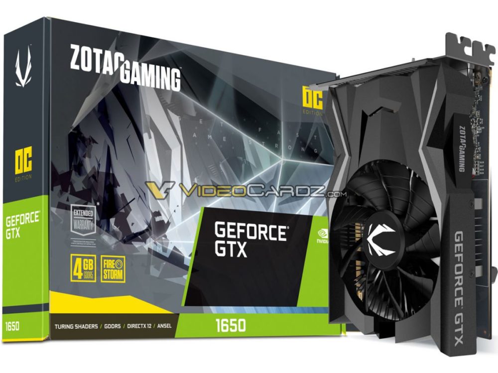 zotac geforce gtx 1650 1 1000x750 เผยภาพการ์ดจอ GTX 1650 รุ่นใหม่ล่าสุดในแบรนด์ ZOTAC อย่างไม่เป็นทางการ 